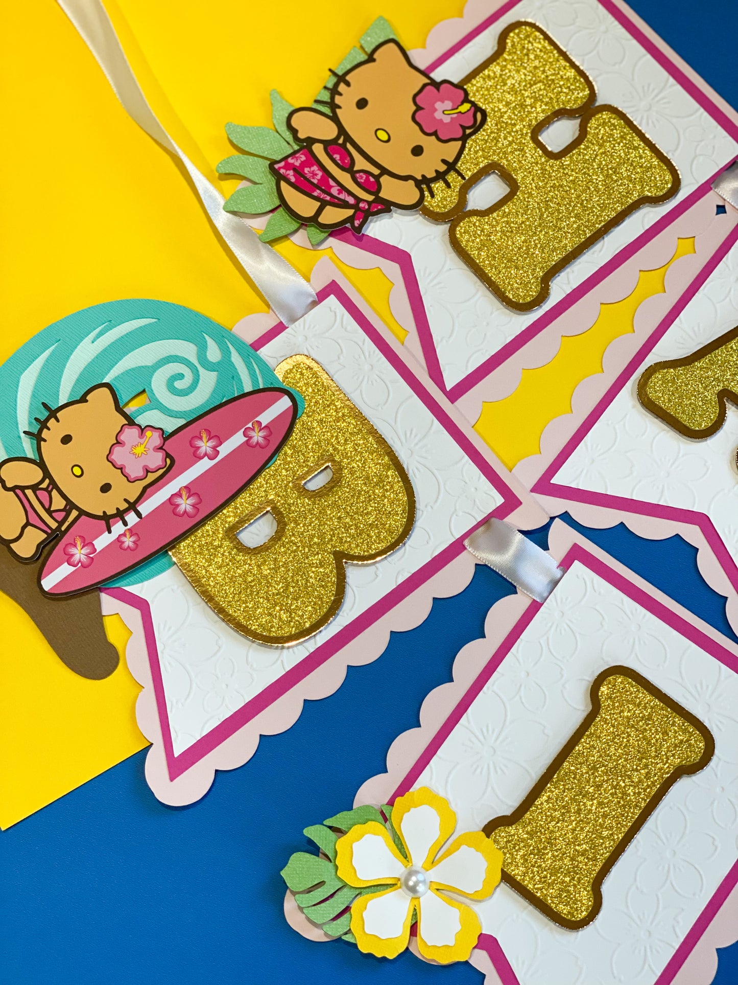 Hello Kitty Luau Banner