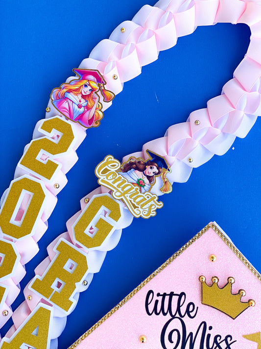 Princess Graduation Lei | Kindergarten Graduation Lei | Graduation Gift | Princess Graduation Lei | Graduation Ribbon Lei | Class of 2025