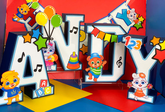 Lucas and Friends 3D Letters or Numbers