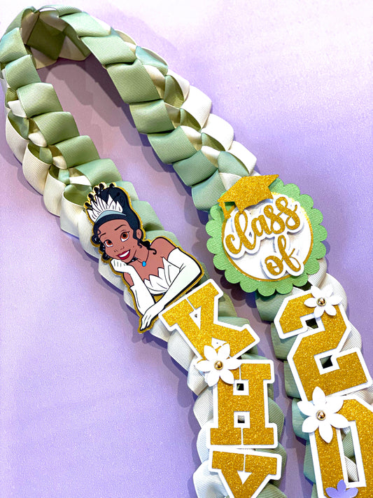 Tiana Graduation Lei | Kindergarten Graduation Lei | Graduation Gift | Princess Graduation Lei | Graduation Ribbon Lei | Class of 2025