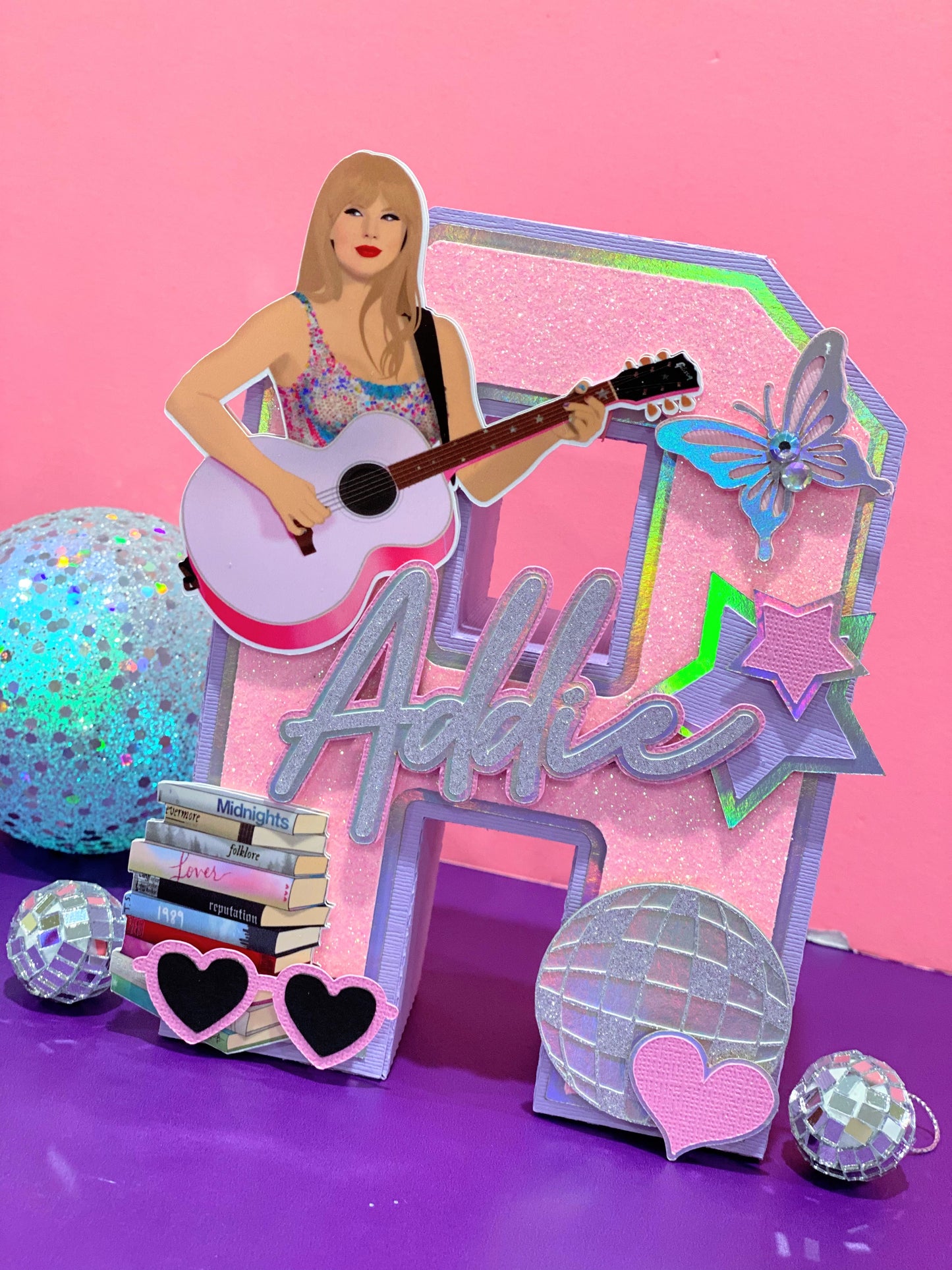 Large Taylor Swift 3D Letter or Number with Namer