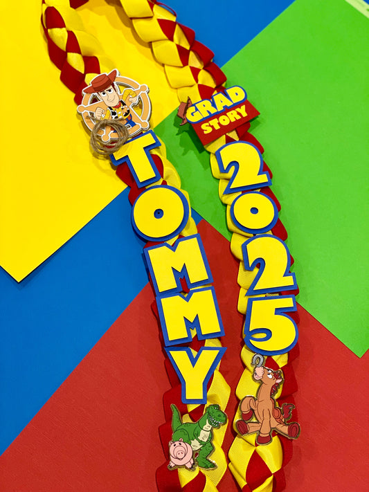Toy Story Graduation Lei | Kindergarten Graduation Lei | Graduation Gift | Graduation Lei | Graduation Ribbon Lei | Class of 2025