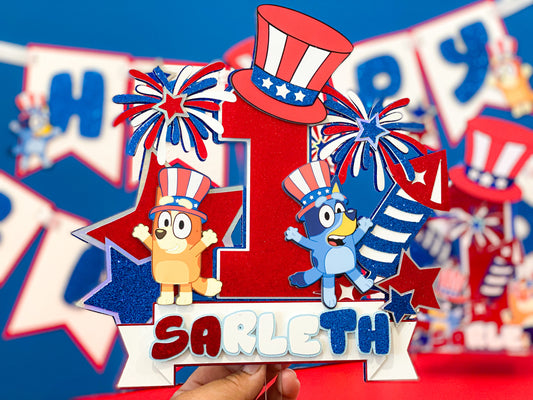 Bluey  Cake Topper