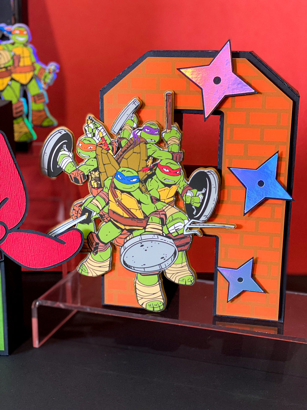 Ninja Turtles 3D Letters or Numbers