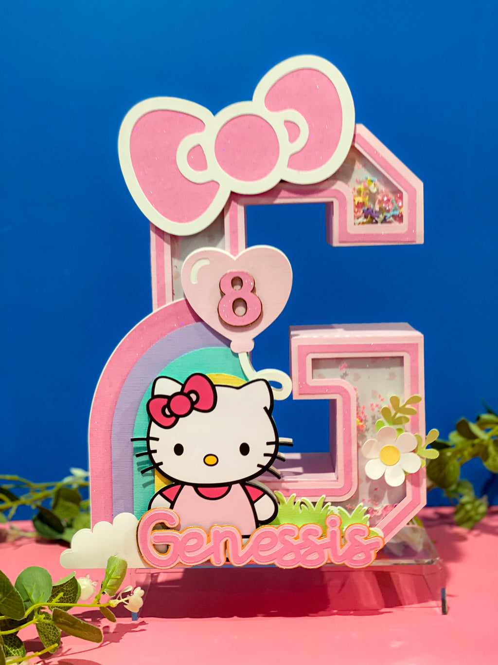 Large Hello Kitty 3D Letter or Number with Name