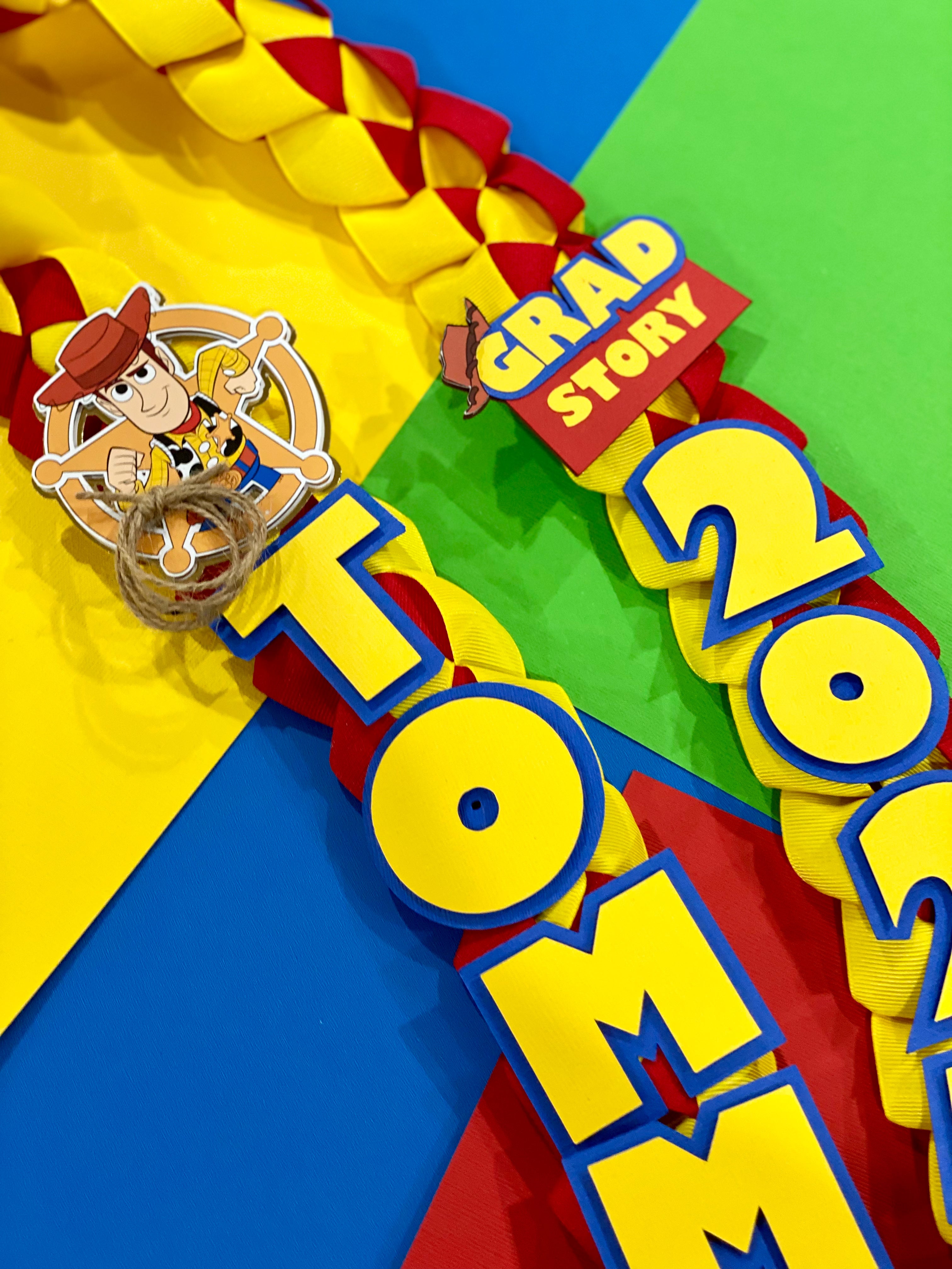 Toy Story Graduation Lei | Kindergarten Graduation Lei | Graduation Gift | Graduation Lei | Graduation Ribbon Lei | Class of 2025