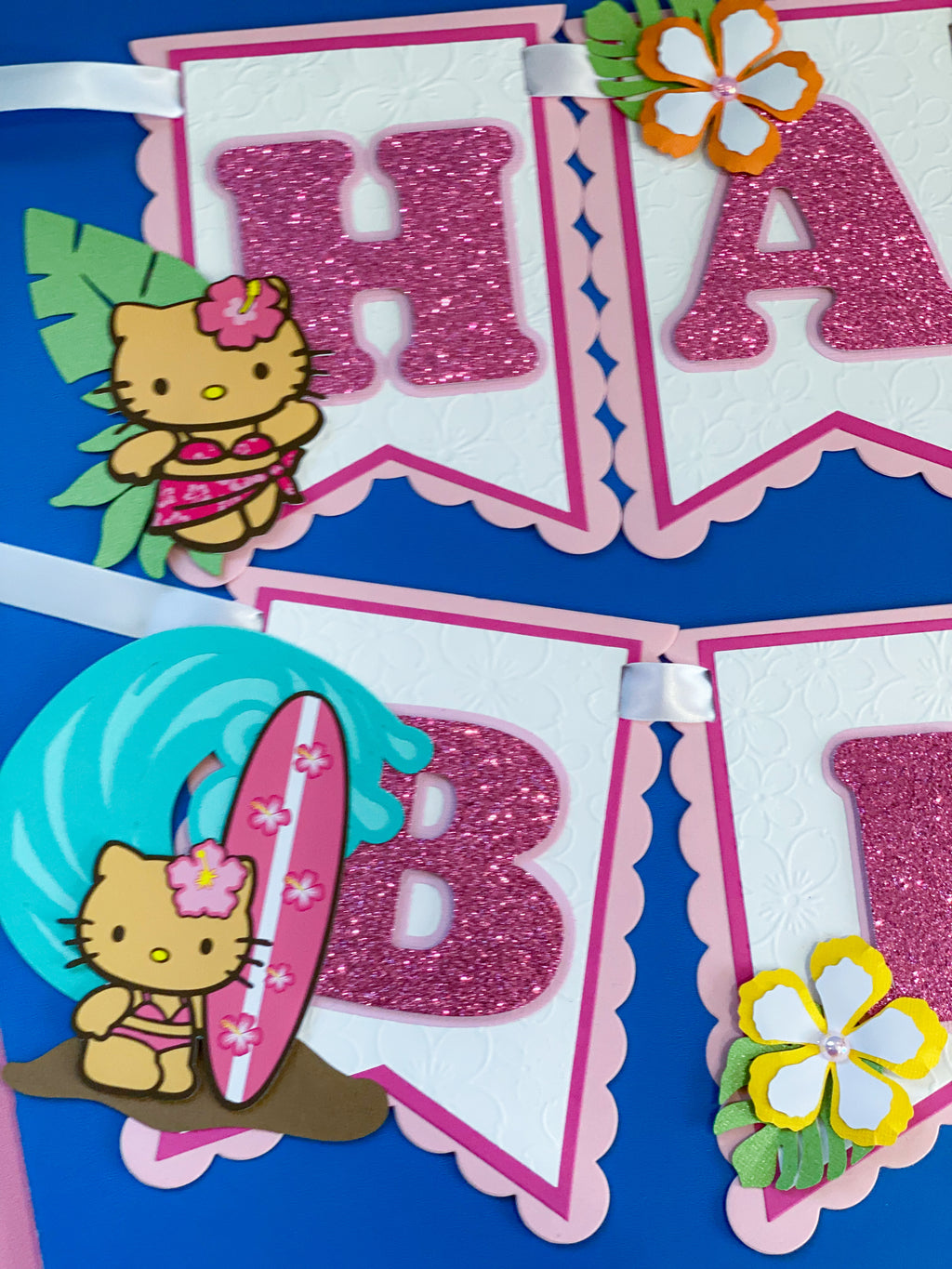 Hello Kitty Luau Banner