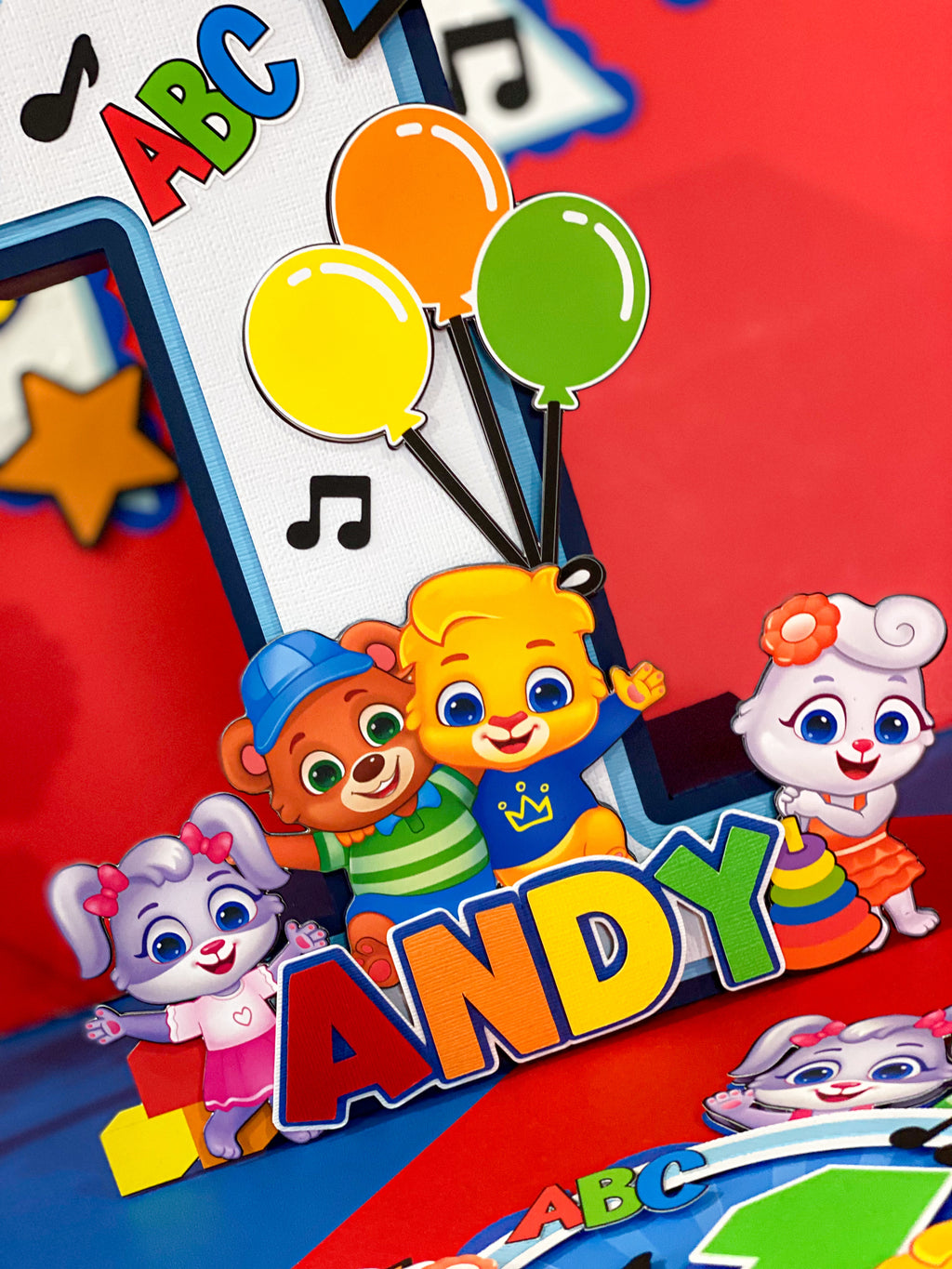 Large Lucas and Friends 3D Letter or Number with Name