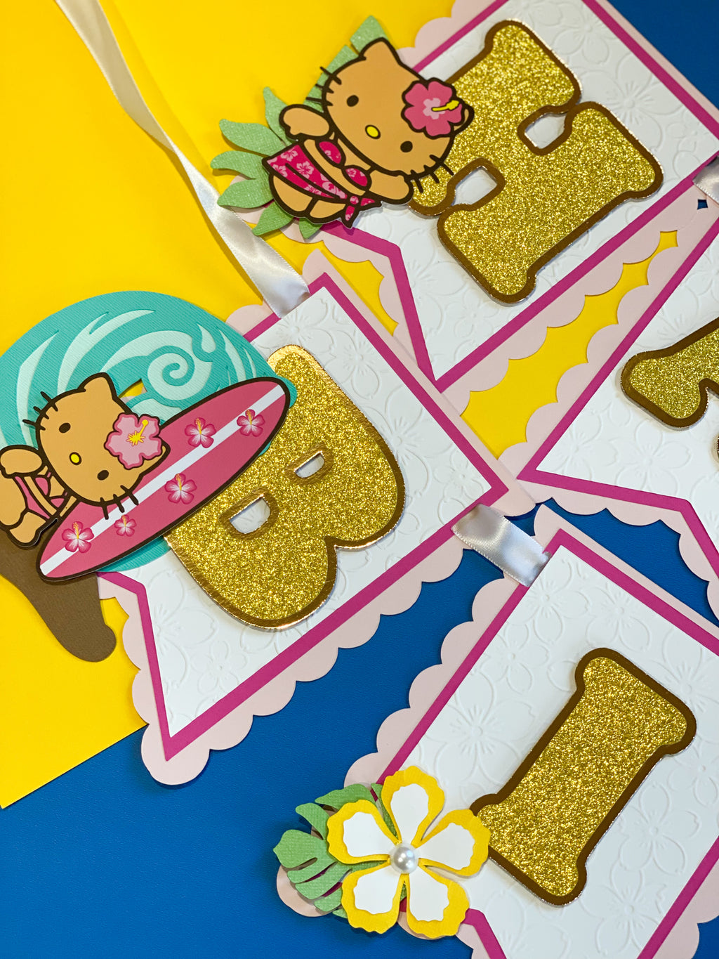 Hello Kitty Luau Banner