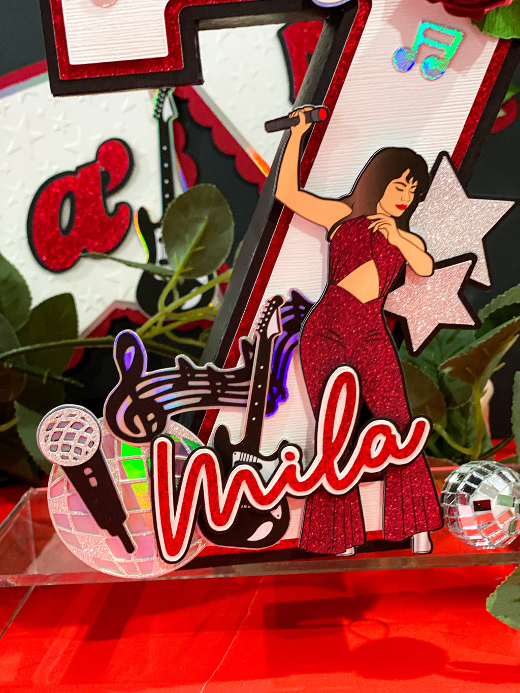 Large Selena 3D Letter or Number with Namer