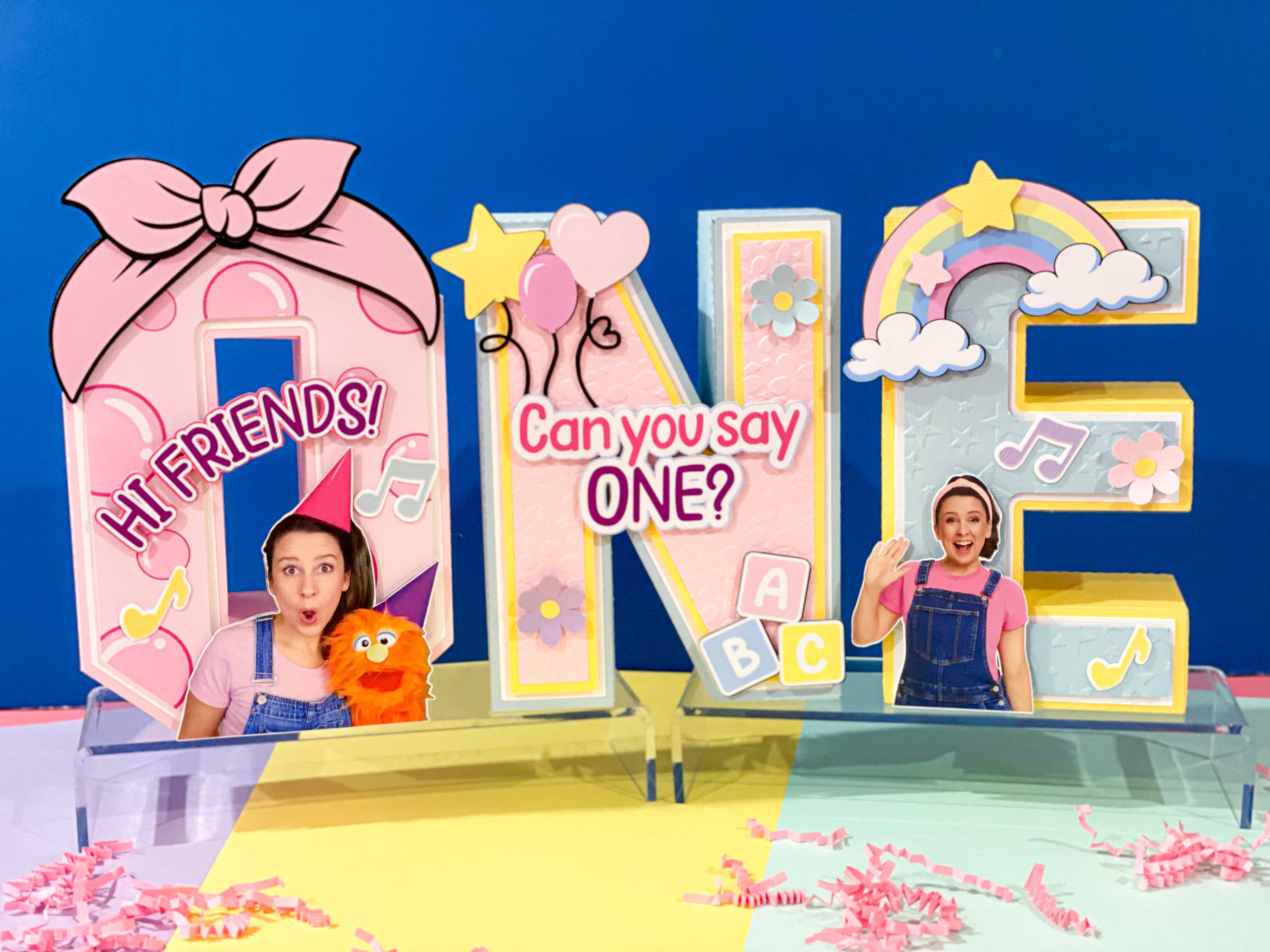 Ms Rachel 3D Letters or Numbers