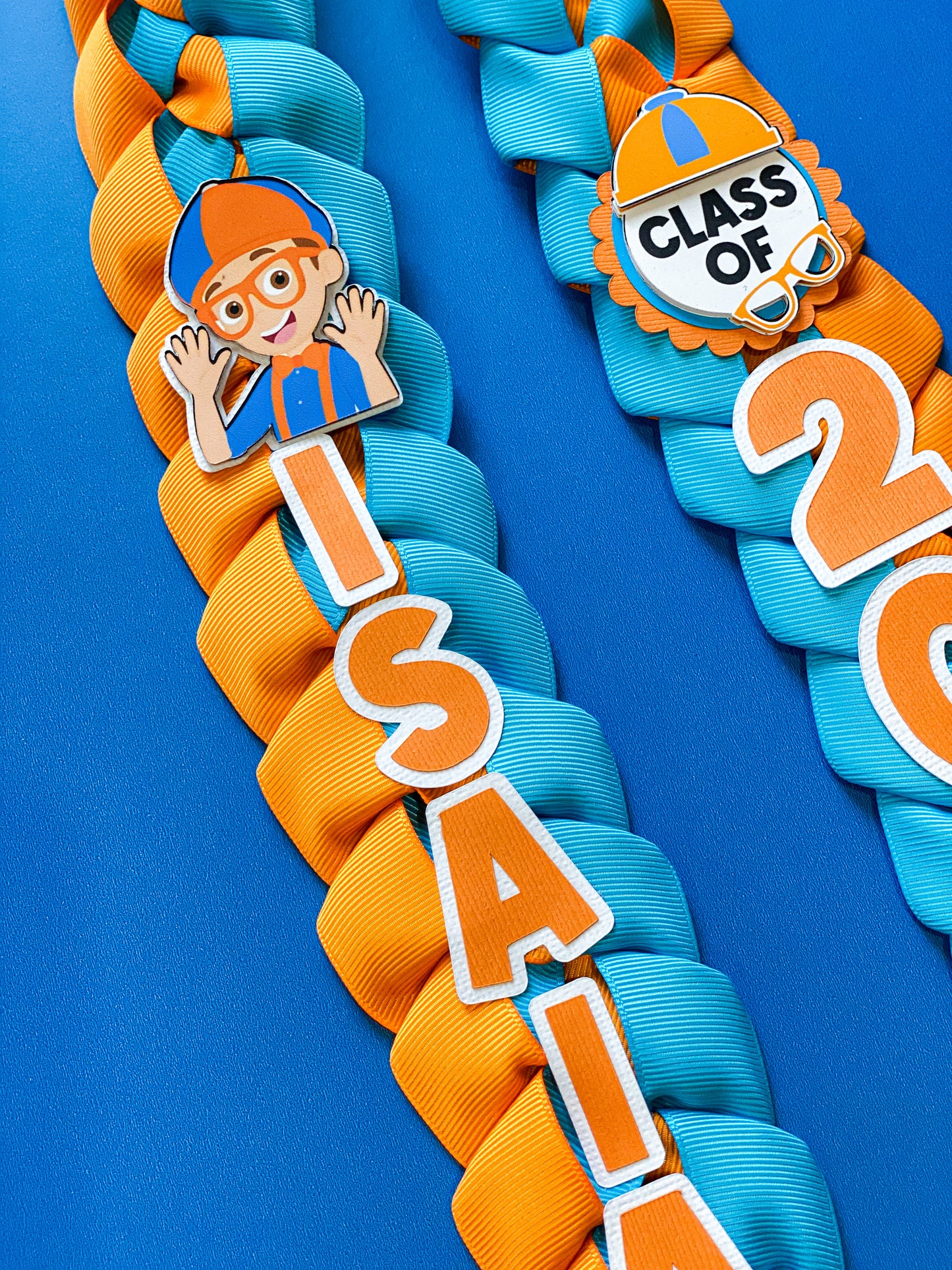 Blippi Graduation Lei | Kindergarten Graduation Lei | Graduation Gift | Graduation Ribbon Lei | Class of 2026
