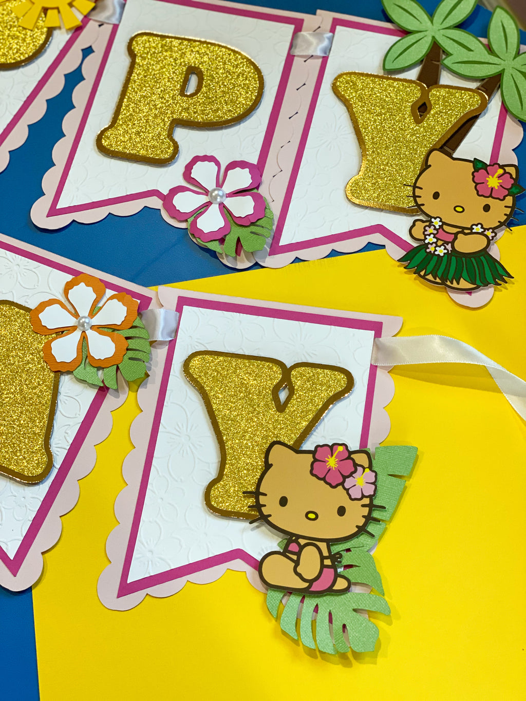 Hello Kitty Luau Banner