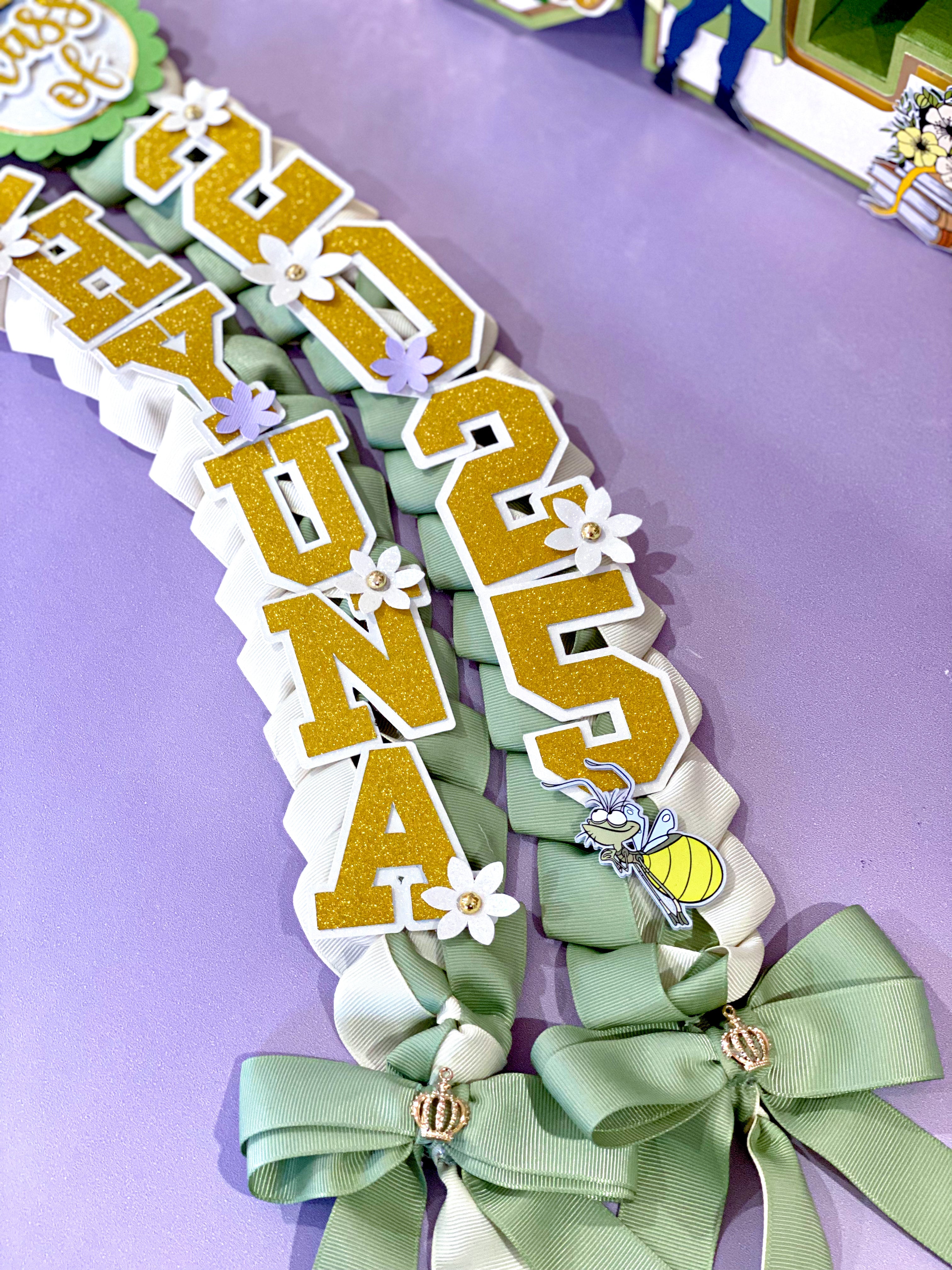 Tiana Graduation Lei | Kindergarten Graduation Lei | Graduation Gift | Princess Graduation Lei | Graduation Ribbon Lei | Class of 2025