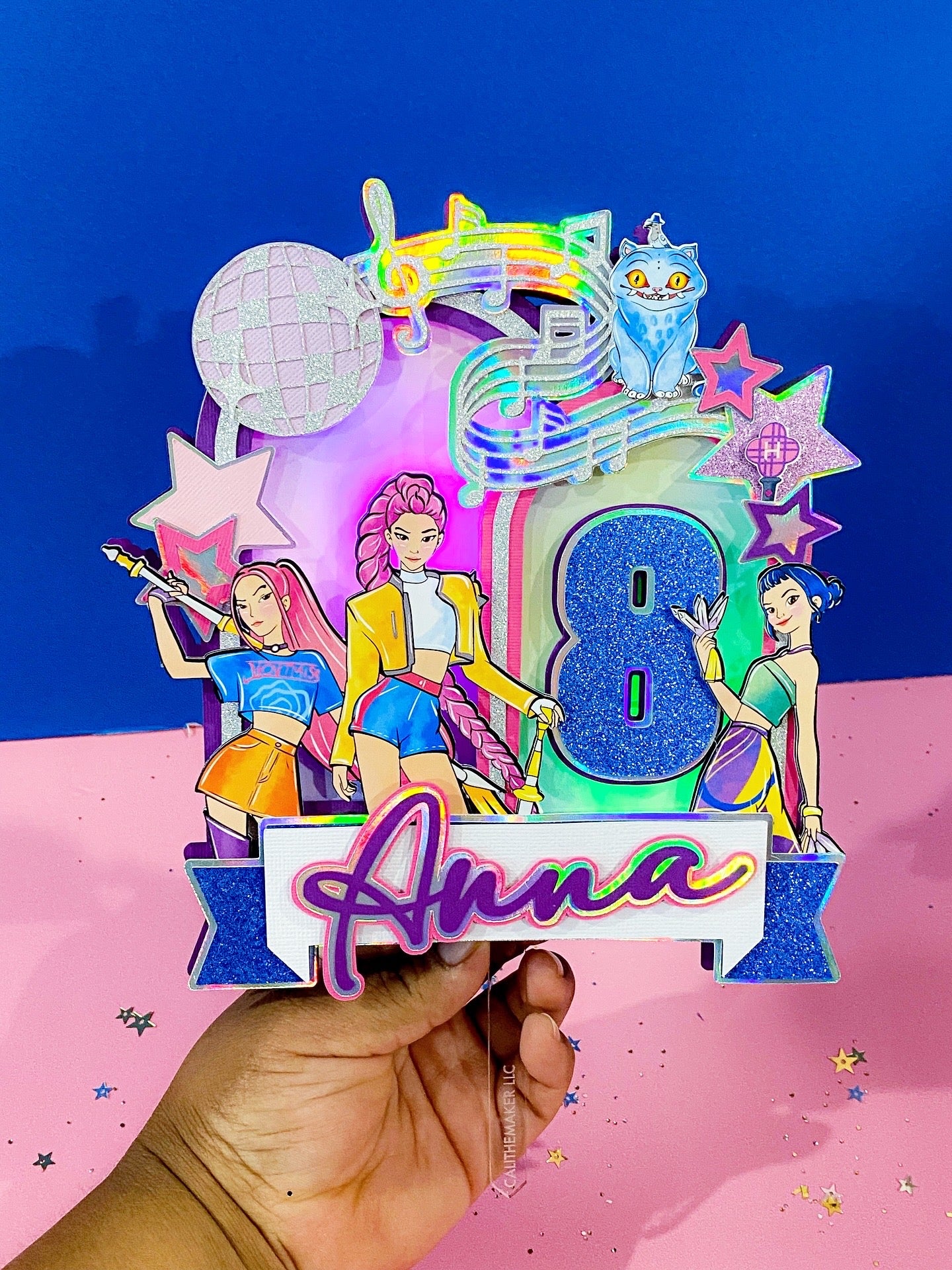 K- Pop Demon Hunters Cake Topper