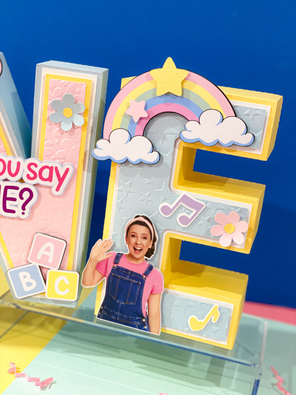 Ms Rachel 3D Letters or Numbers