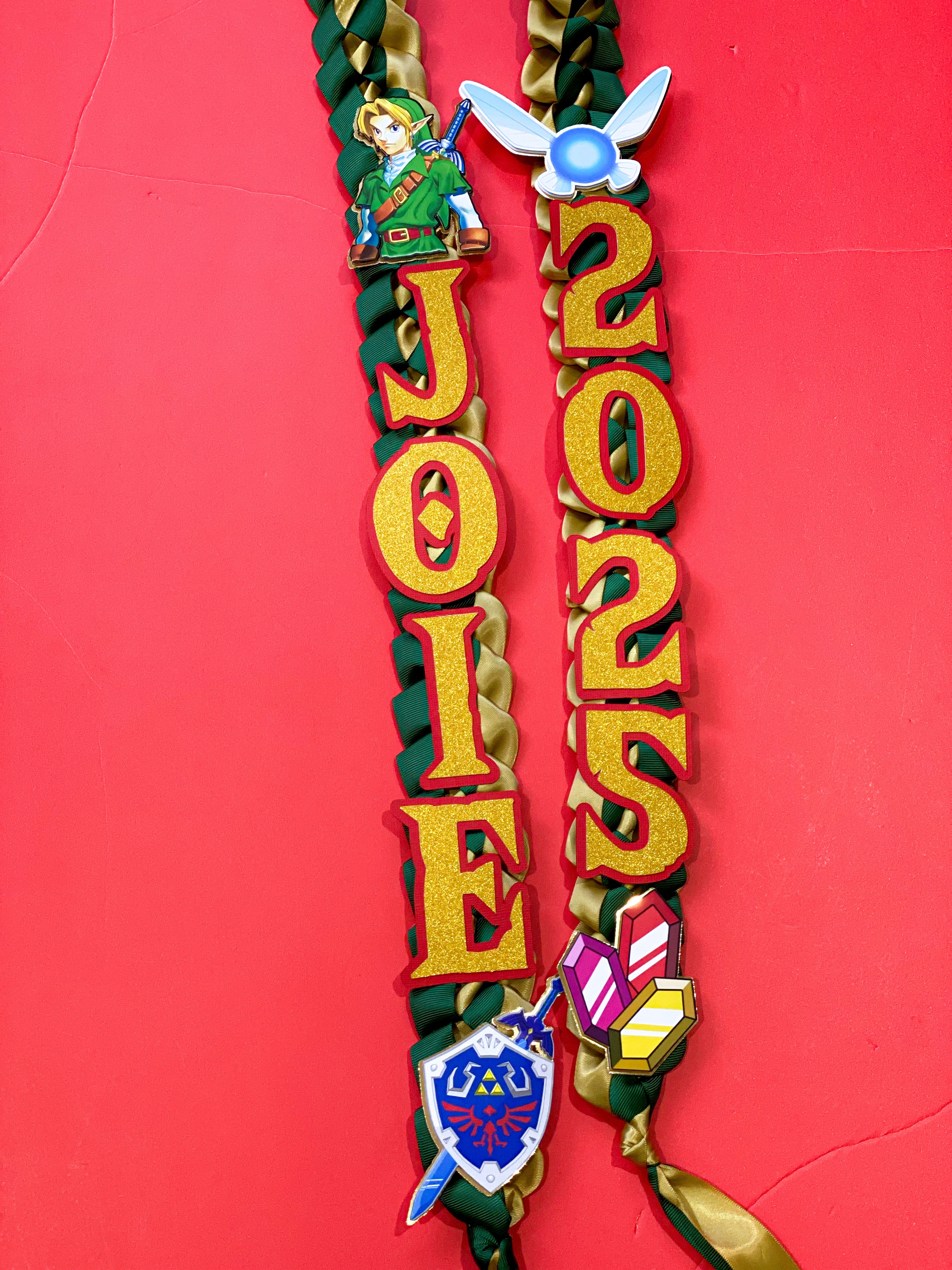 The Legend of Zelda Graduation Lei | Kindergarten Graduation Lei | Graduation Gift | Princess Graduation Lei | Graduation Ribbon Lei | Class of 2026