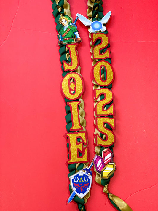 The Legend of Zelda Graduation Lei | Kindergarten Graduation Lei | Graduation Gift | Princess Graduation Lei | Graduation Ribbon Lei | Class of 2026