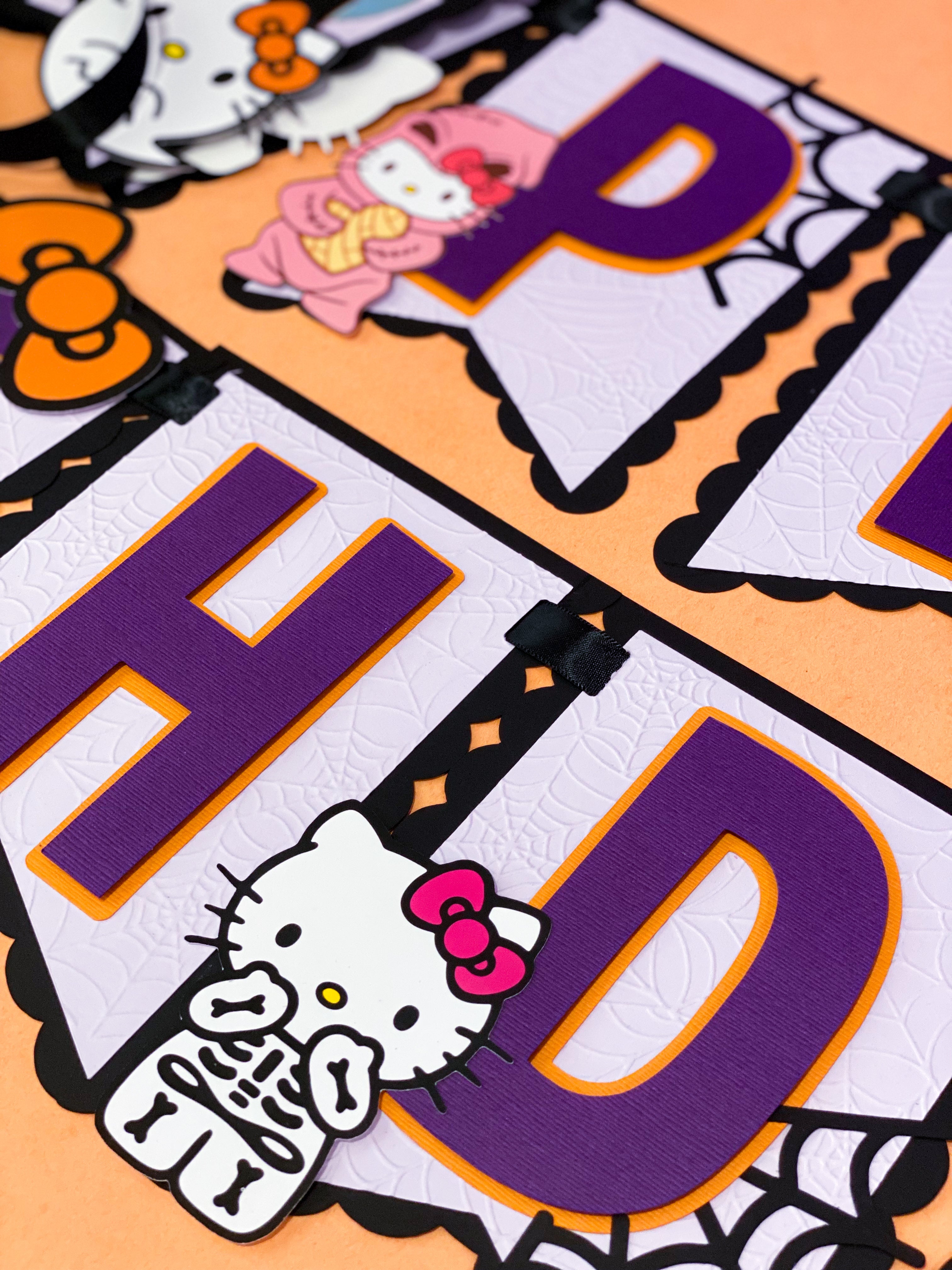 Hello Kitty Halloween Banner