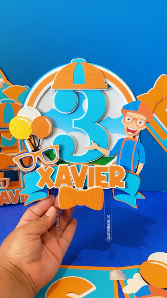 Blippi Cake Topper