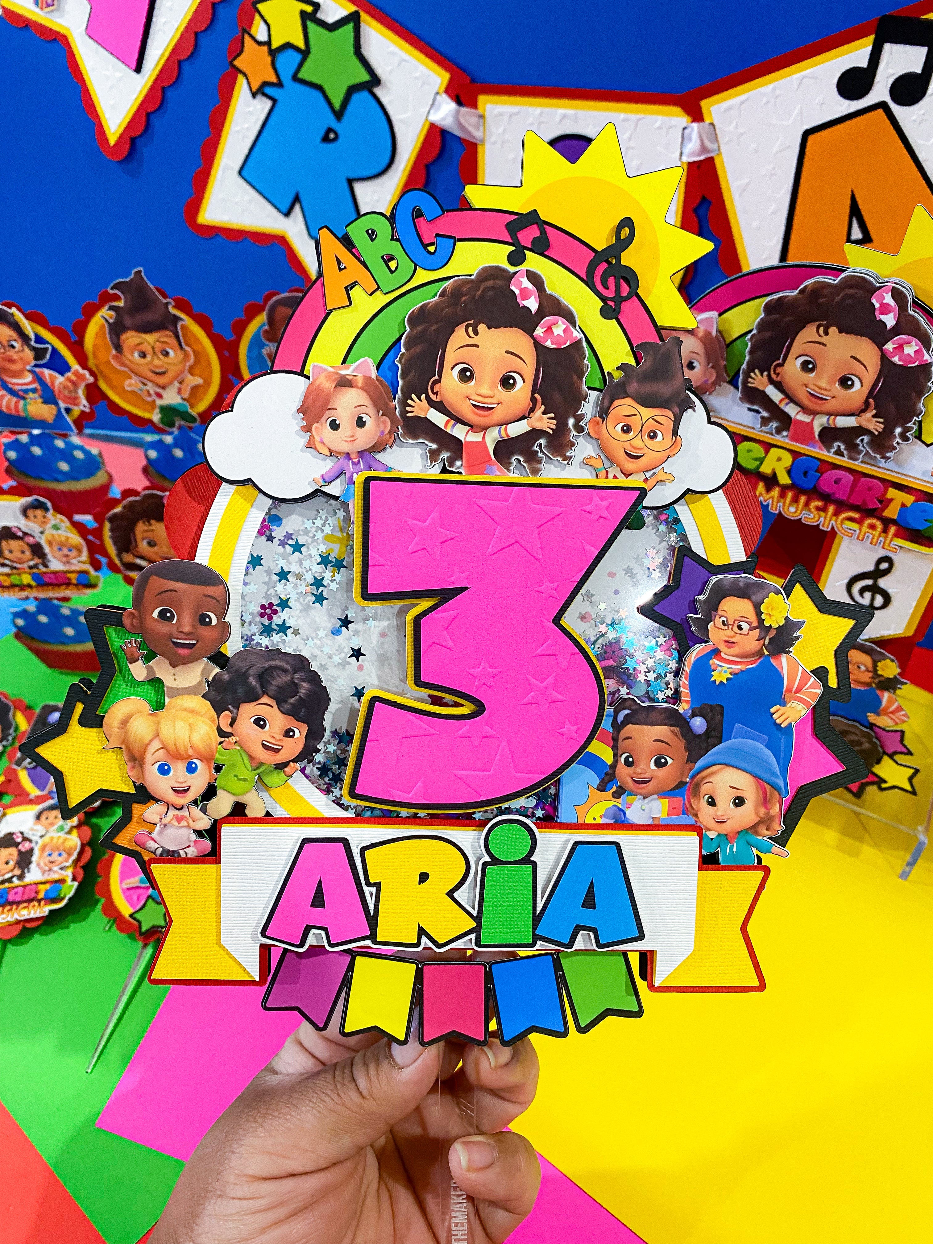 Kindergarten: The Musical Cake Topper