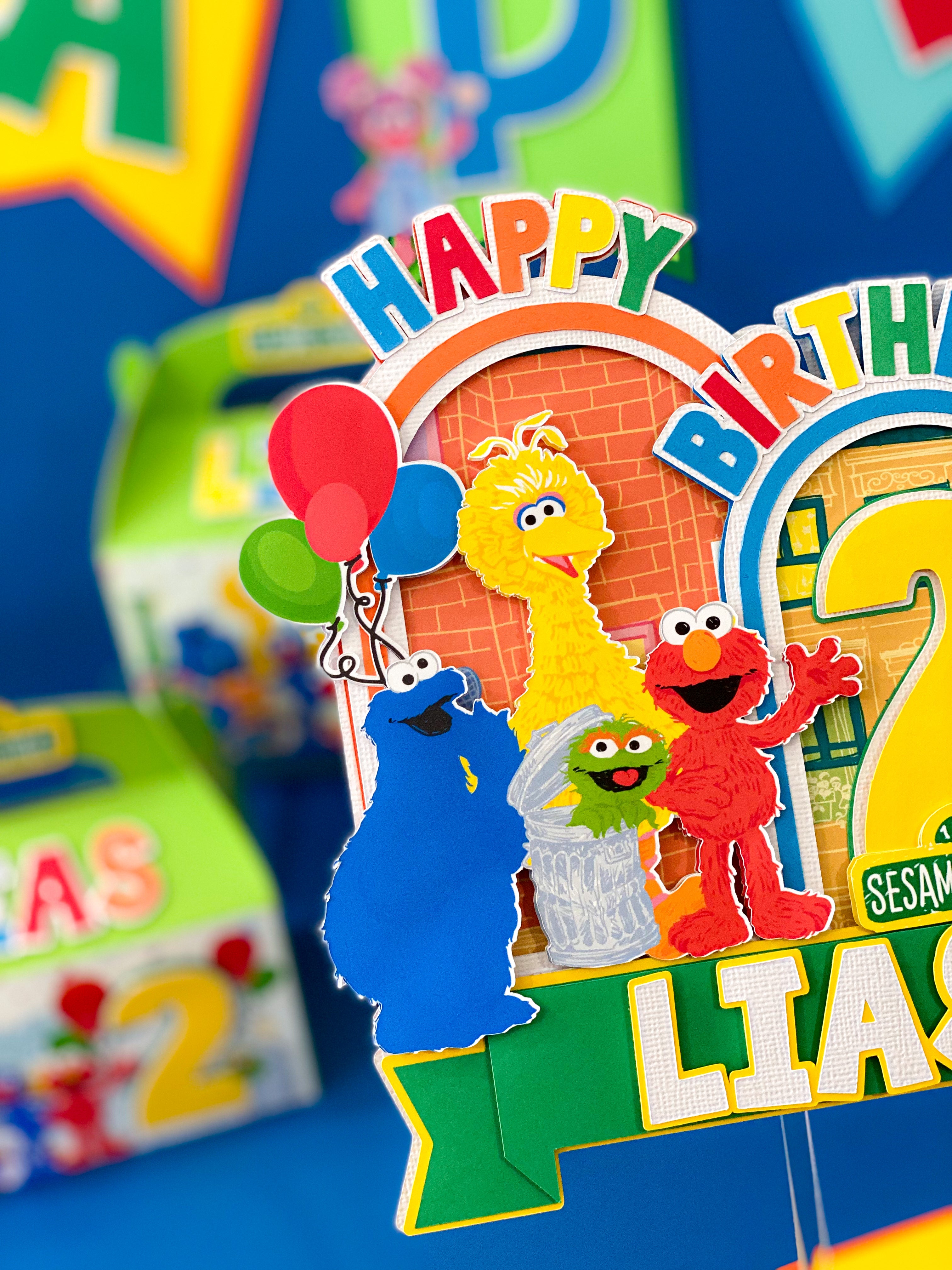 Sesame Street Cake Topper