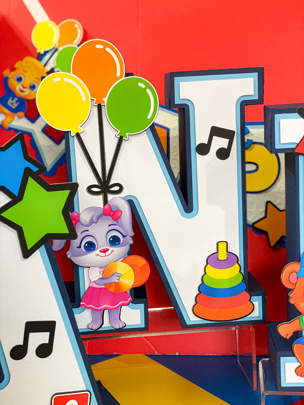 Lucas and Friends 3D Letters or Numbers