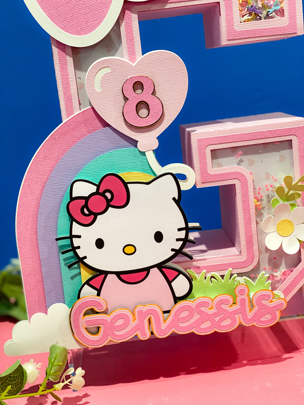 Large Hello Kitty 3D Letter or Number with Name