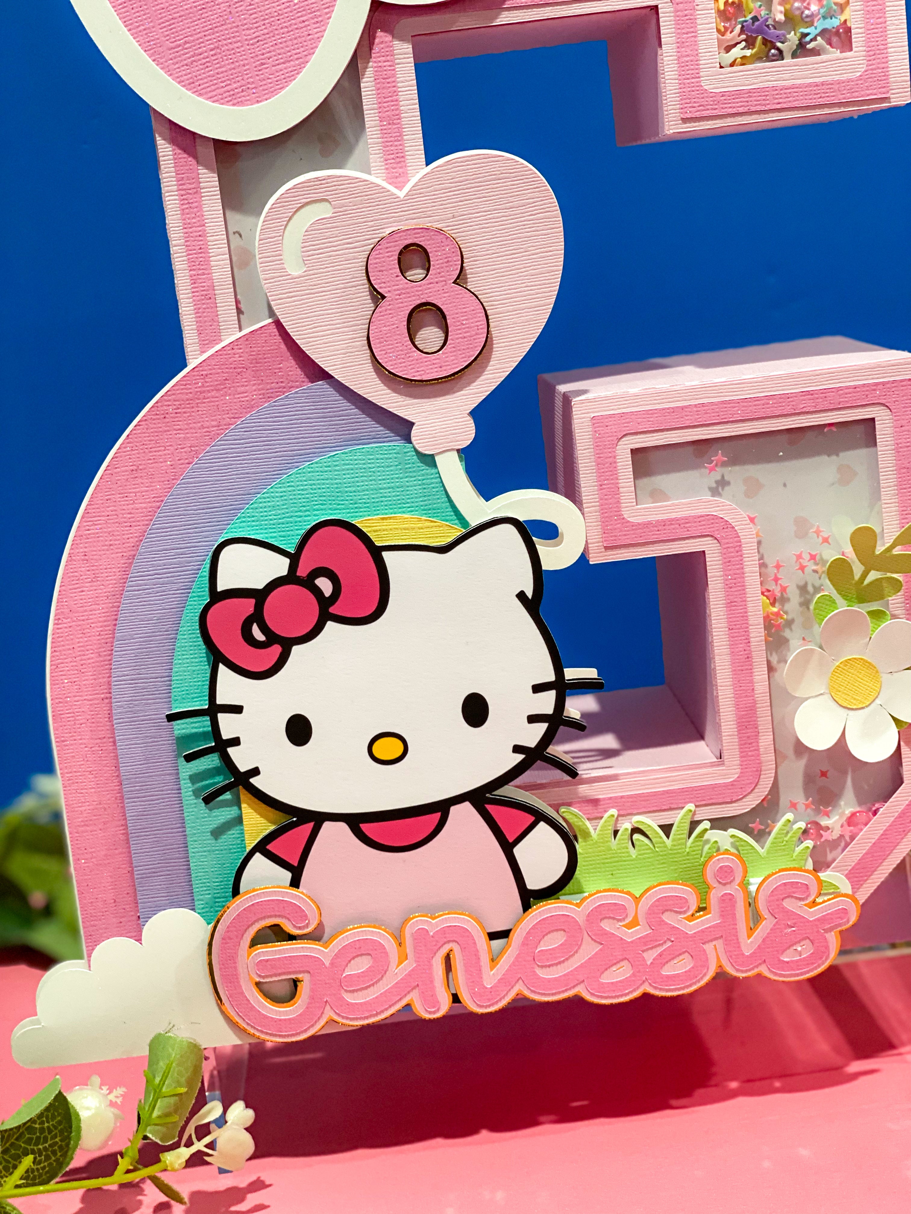 Large Hello Kitty 3D Letter or Number with Name
