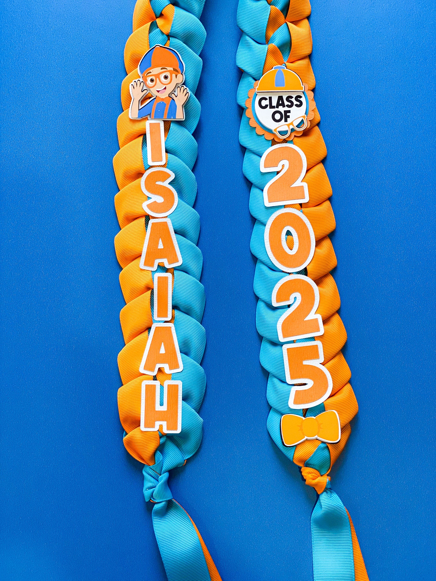 Blippi Graduation Lei | Kindergarten Graduation Lei | Graduation Gift | Graduation Ribbon Lei | Class of 2026