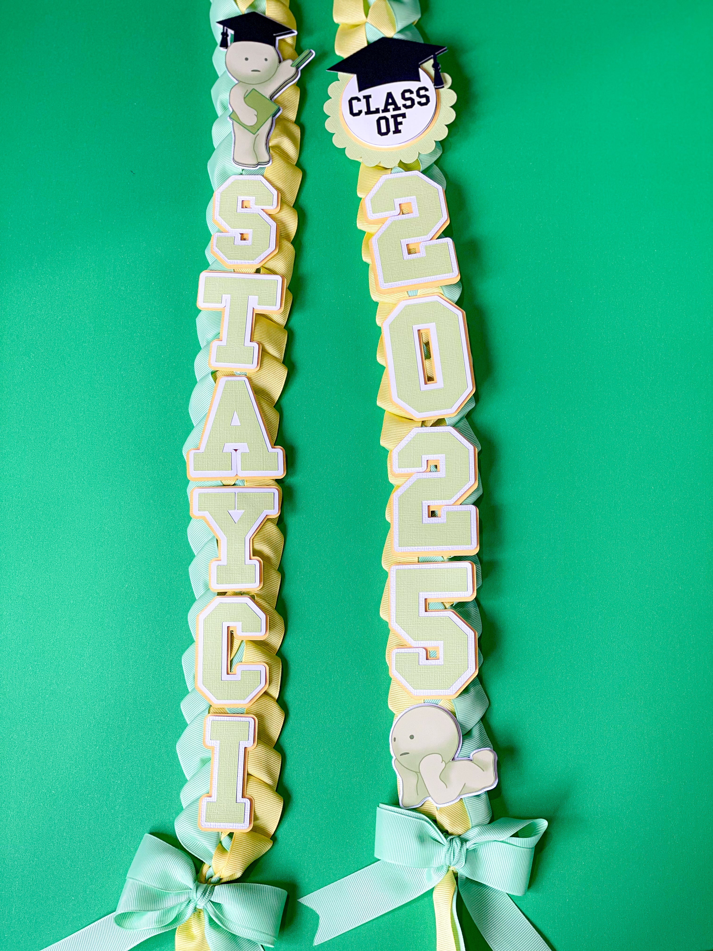 Smiski Graduation Lei | Kindergarten Graduation Lei | Graduation Gift | Princess Graduation Lei | Graduation Ribbon Lei | Class of 2026