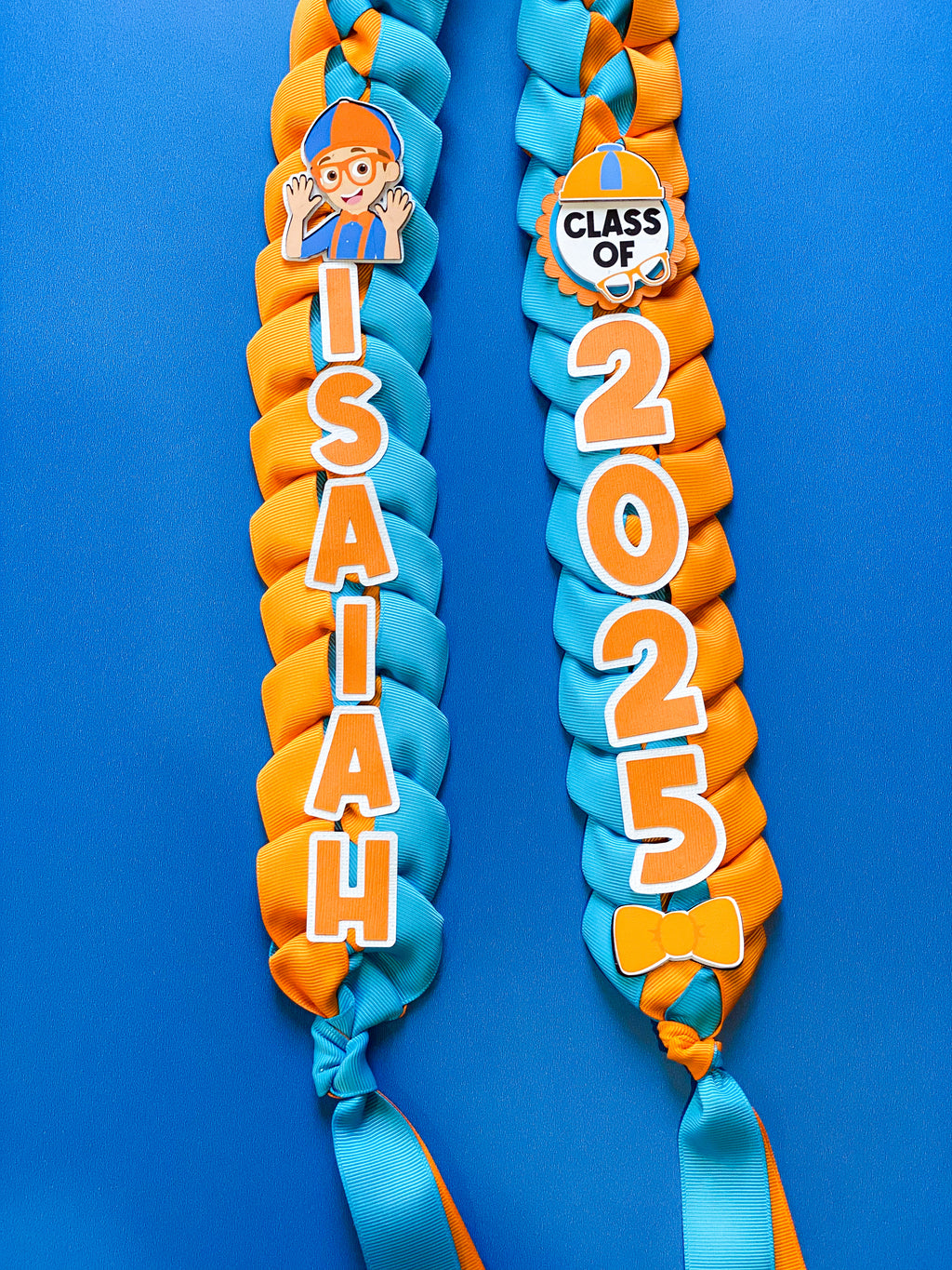 Blippi Graduation Lei | Kindergarten Graduation Lei | Graduation Gift | Princess Graduation Lei | Graduation Ribbon Lei | Class of 2026
