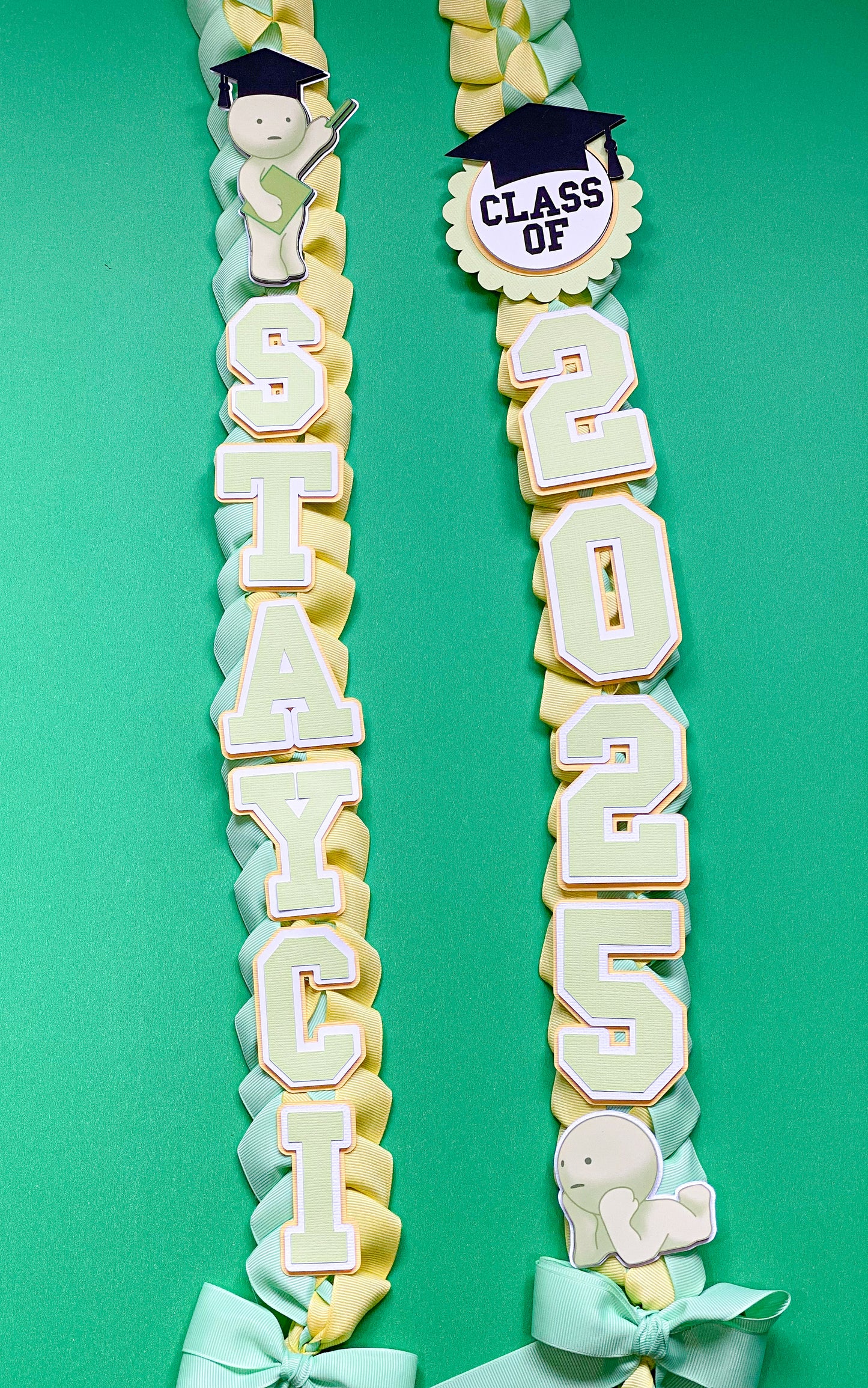 Smiski Graduation Lei | Kindergarten Graduation Lei | Graduation Gift | Graduation Ribbon Lei | Class of 2026