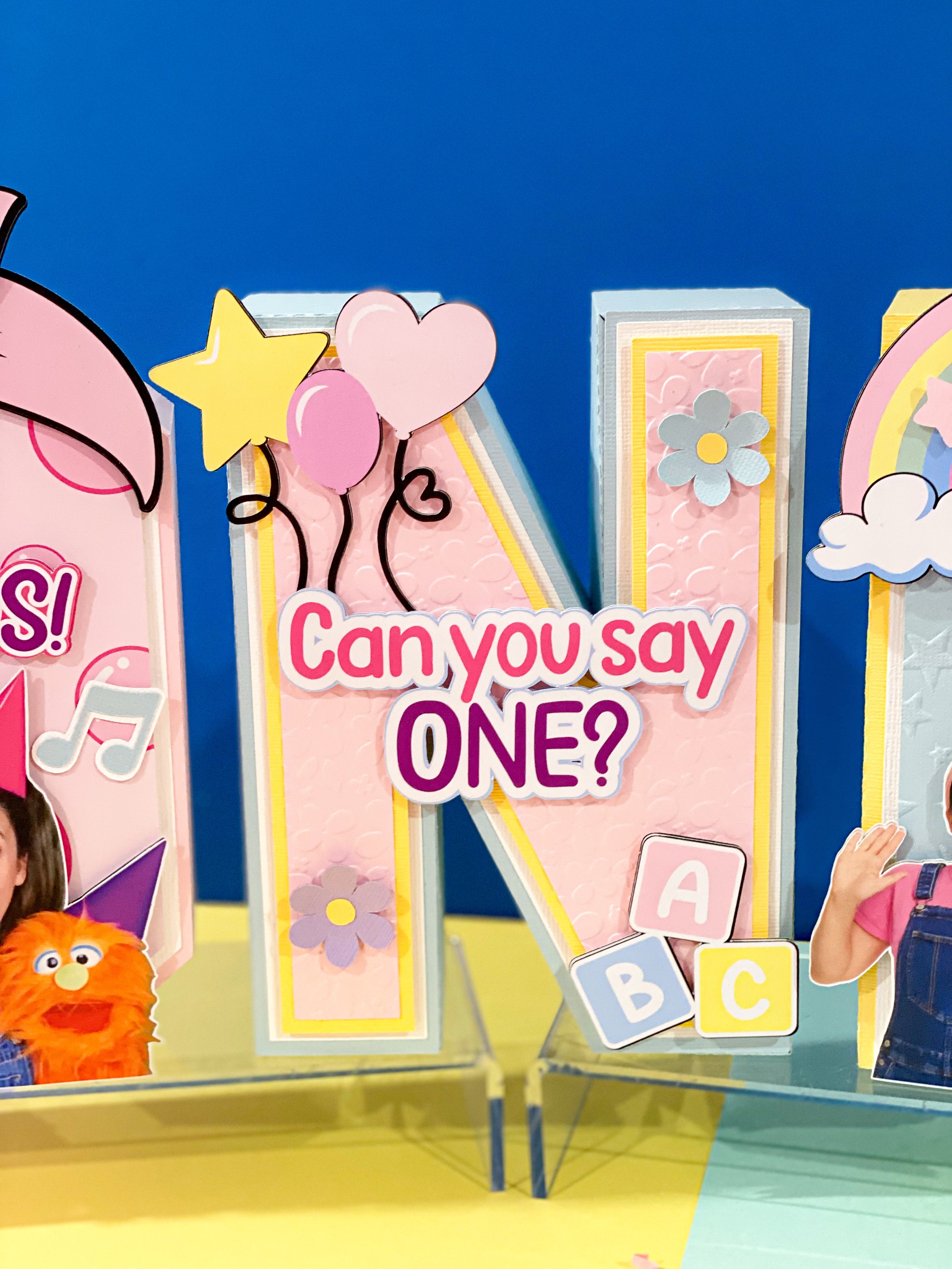 Ms Rachel 3D Letters or Numbers