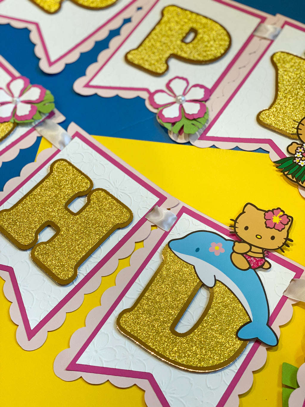 Hello Kitty Luau Banner