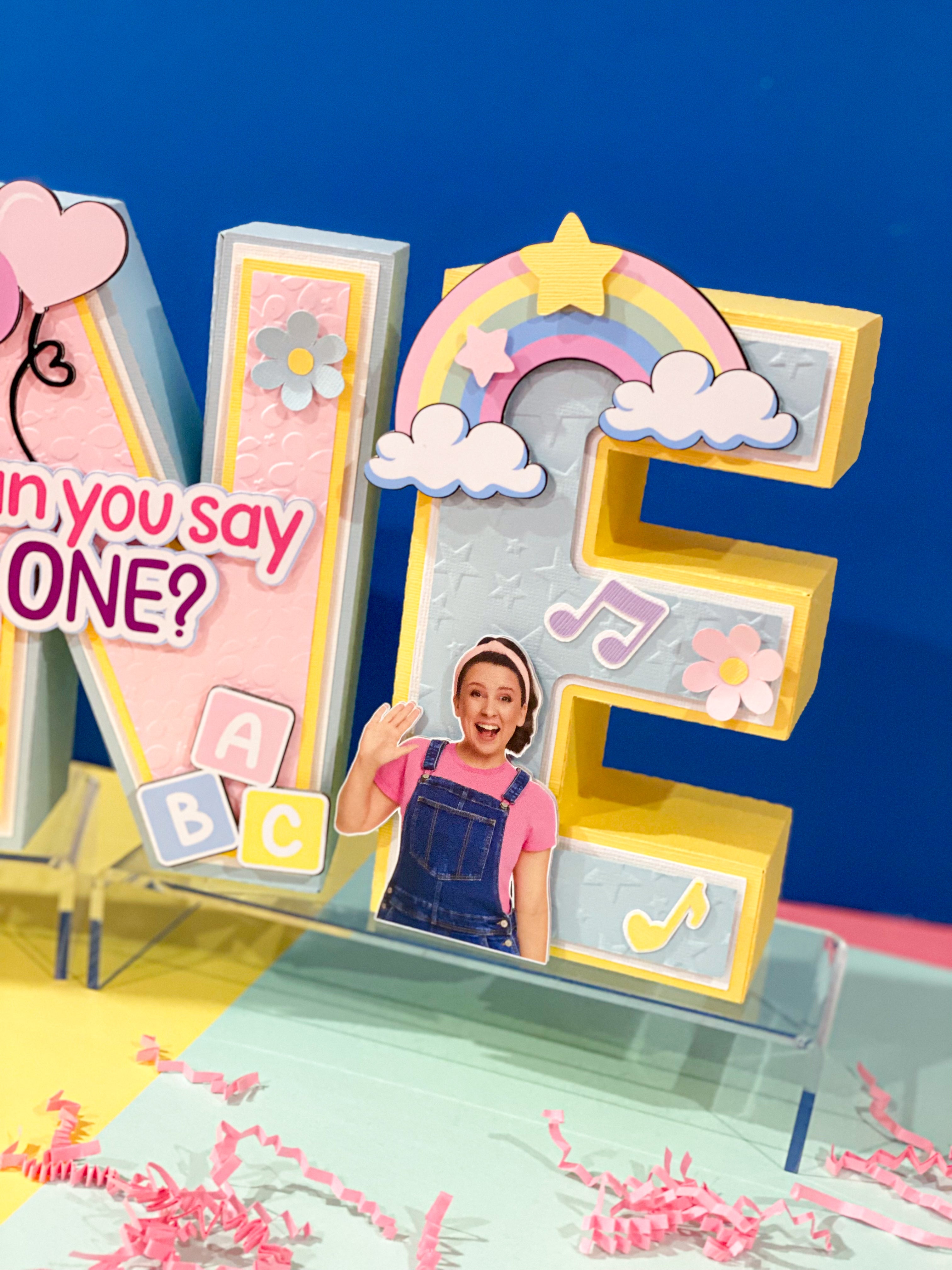 Ms Rachel 3D Letters or Numbers