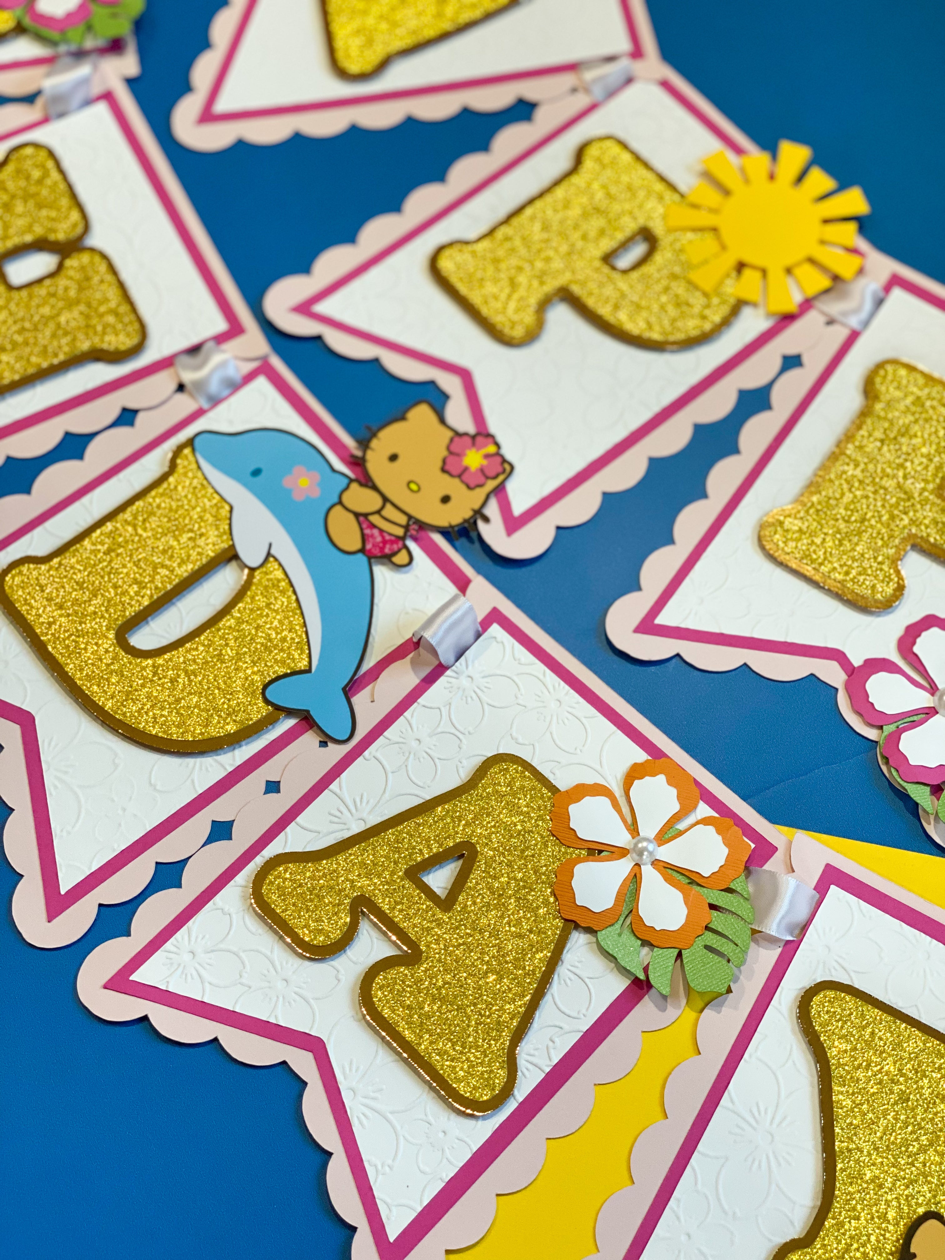 Hello Kitty Luau Banner