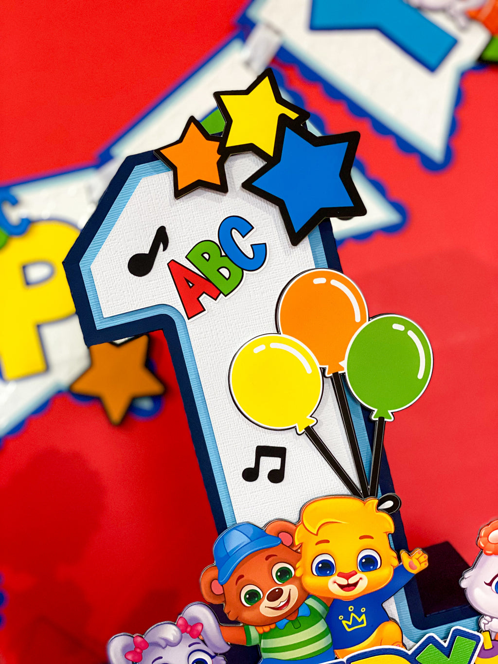 Large Lucas and Friends 3D Letter or Number with Name