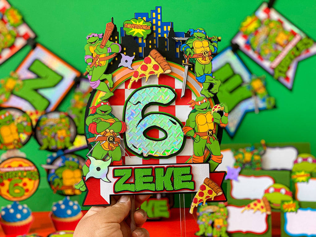 Ninja Turtles Cake Topper