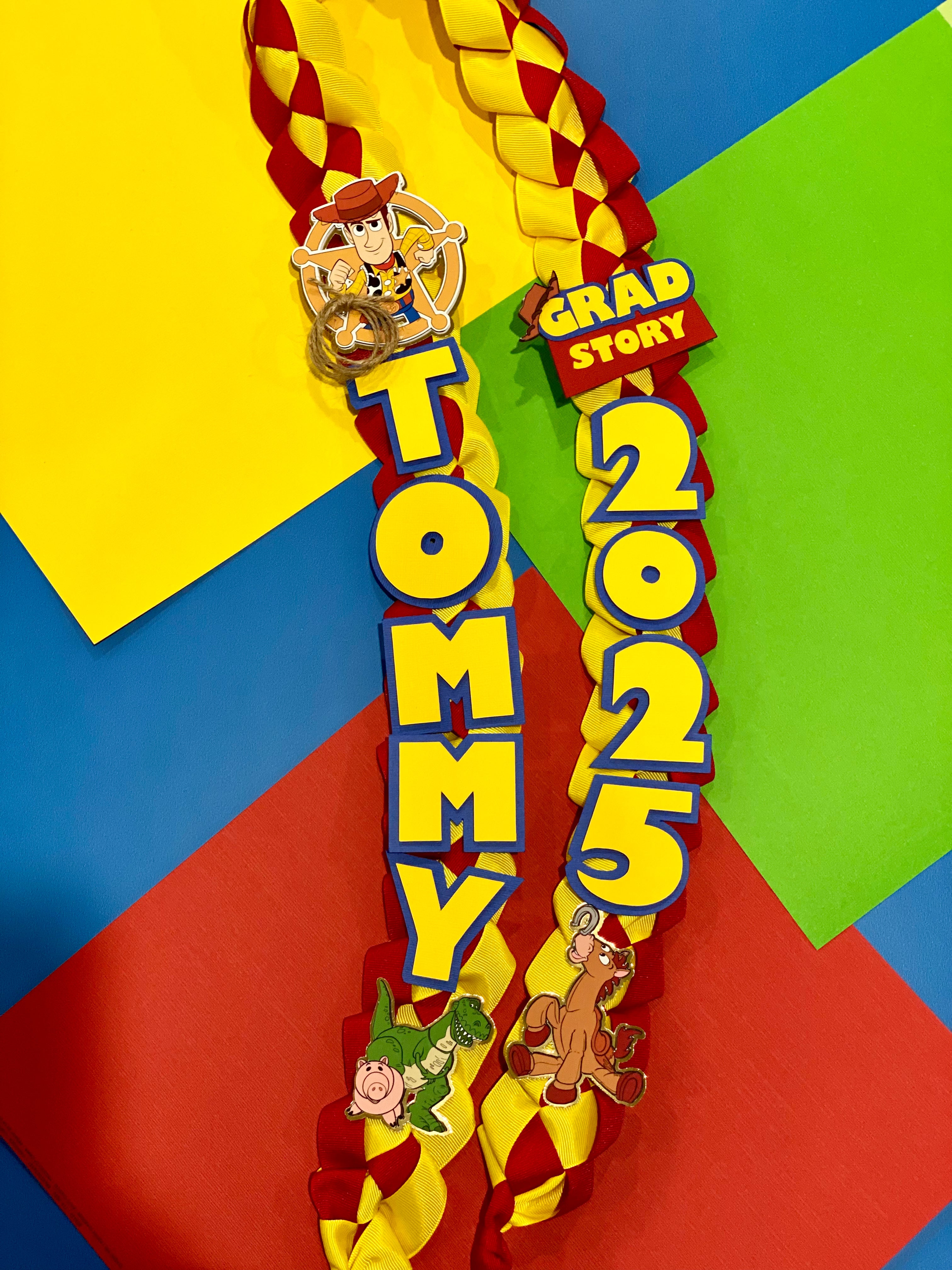 Toy Story Graduation Lei | Kindergarten Graduation Lei | Graduation Gift | Graduation Lei | Graduation Ribbon Lei | Class of 2025