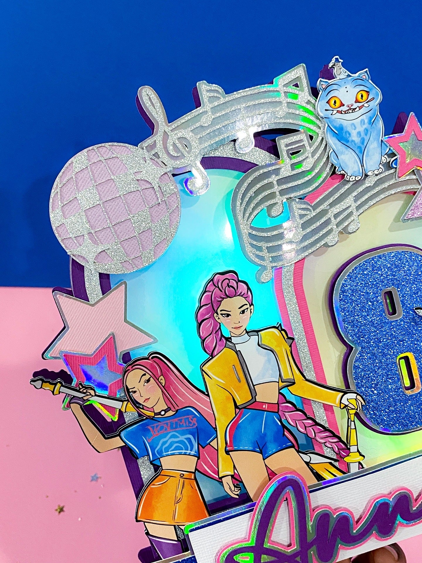 K- Pop Demon Hunters Cake Topper