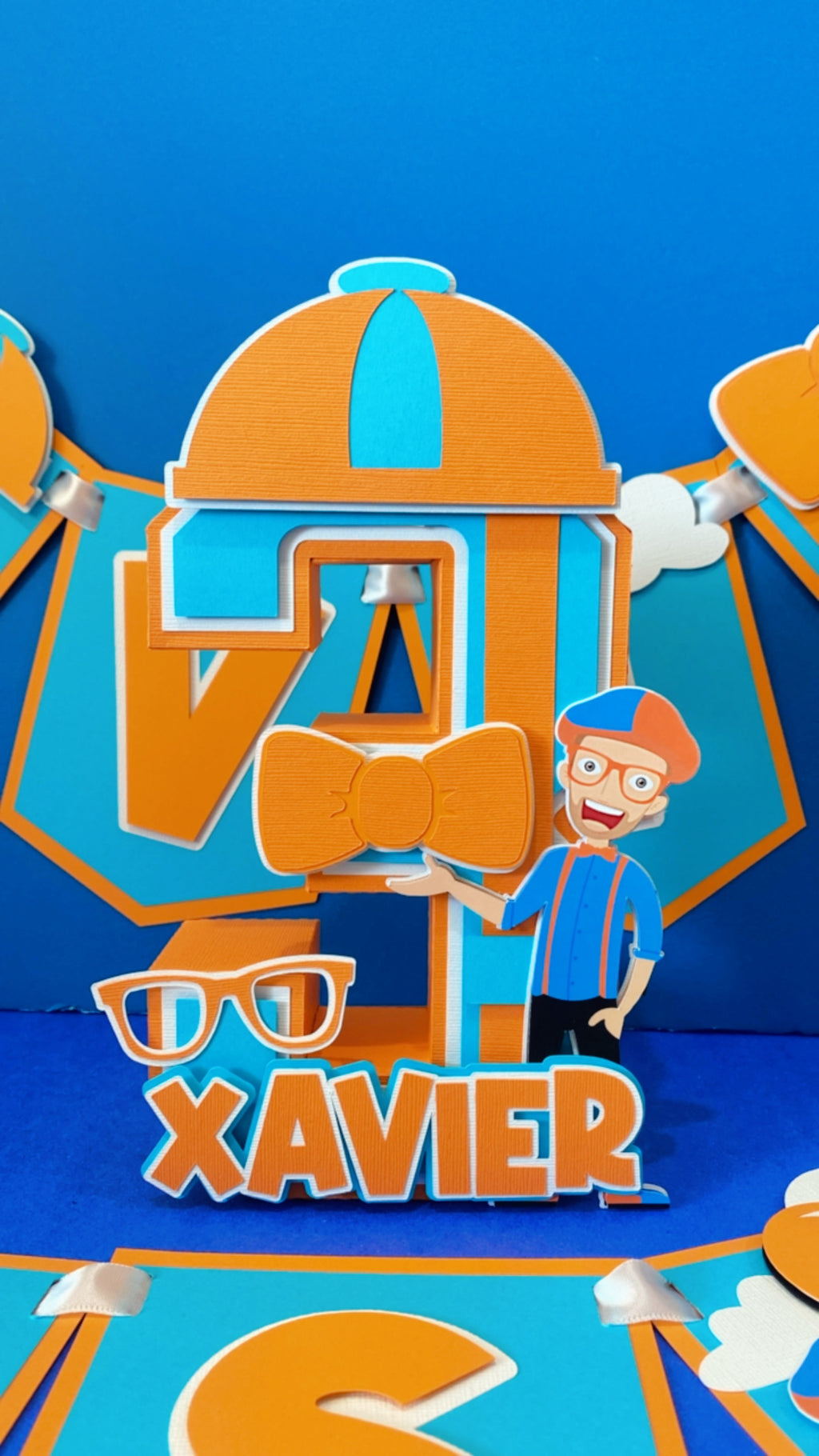 Large Blippi 3D Letter or Number with Name