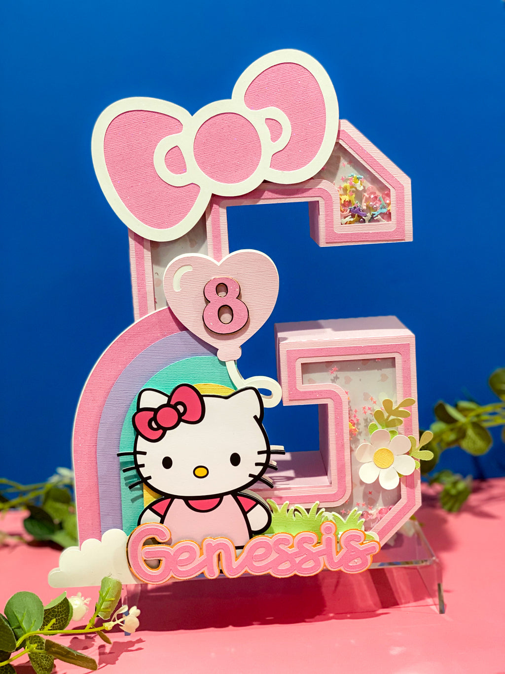 Large Hello Kitty 3D Letter or Number with Name