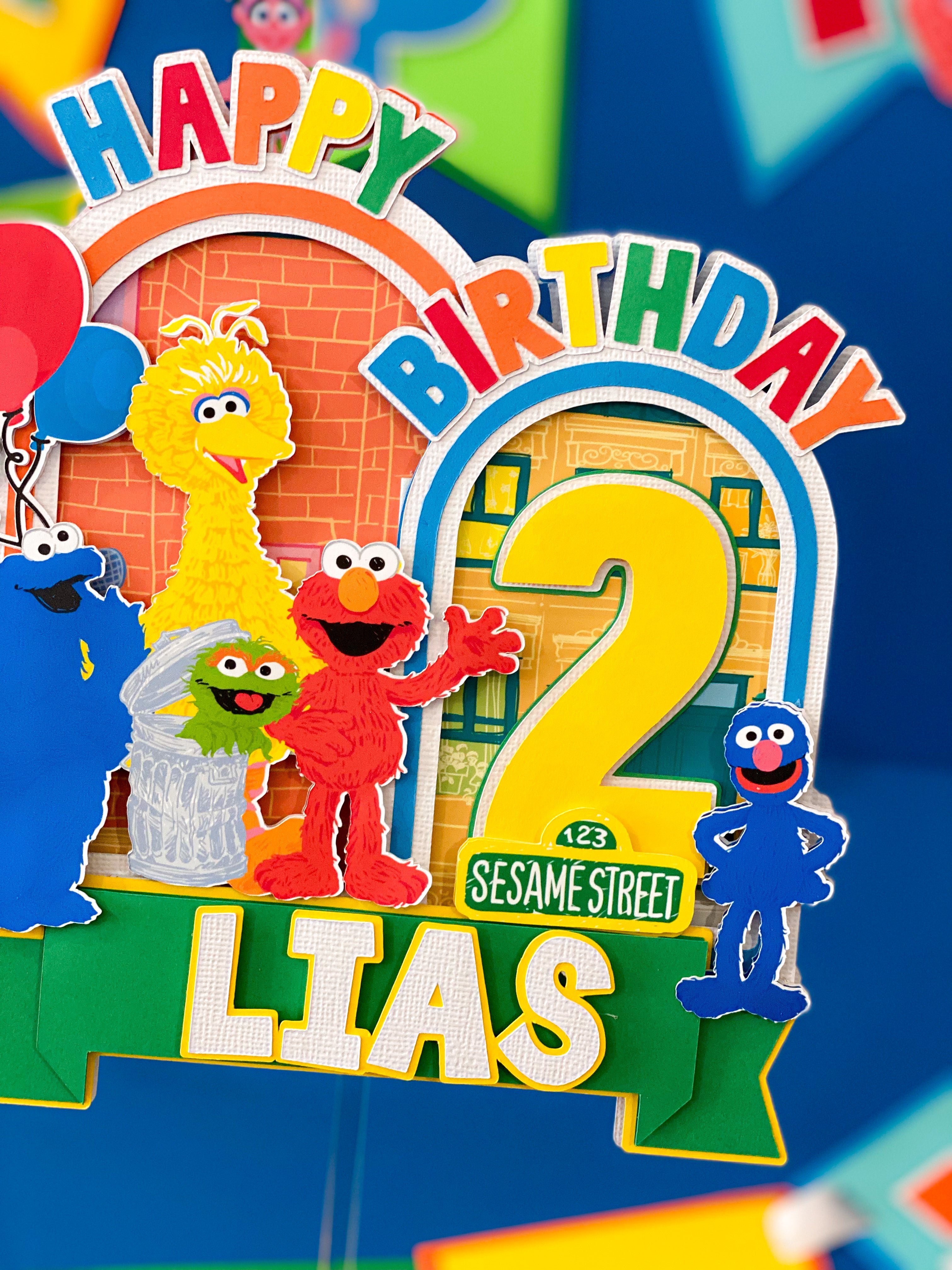 Sesame Street Cake Topper