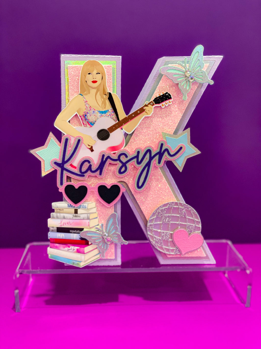 Large Taylor Swift 3D Letter or Number with Namer