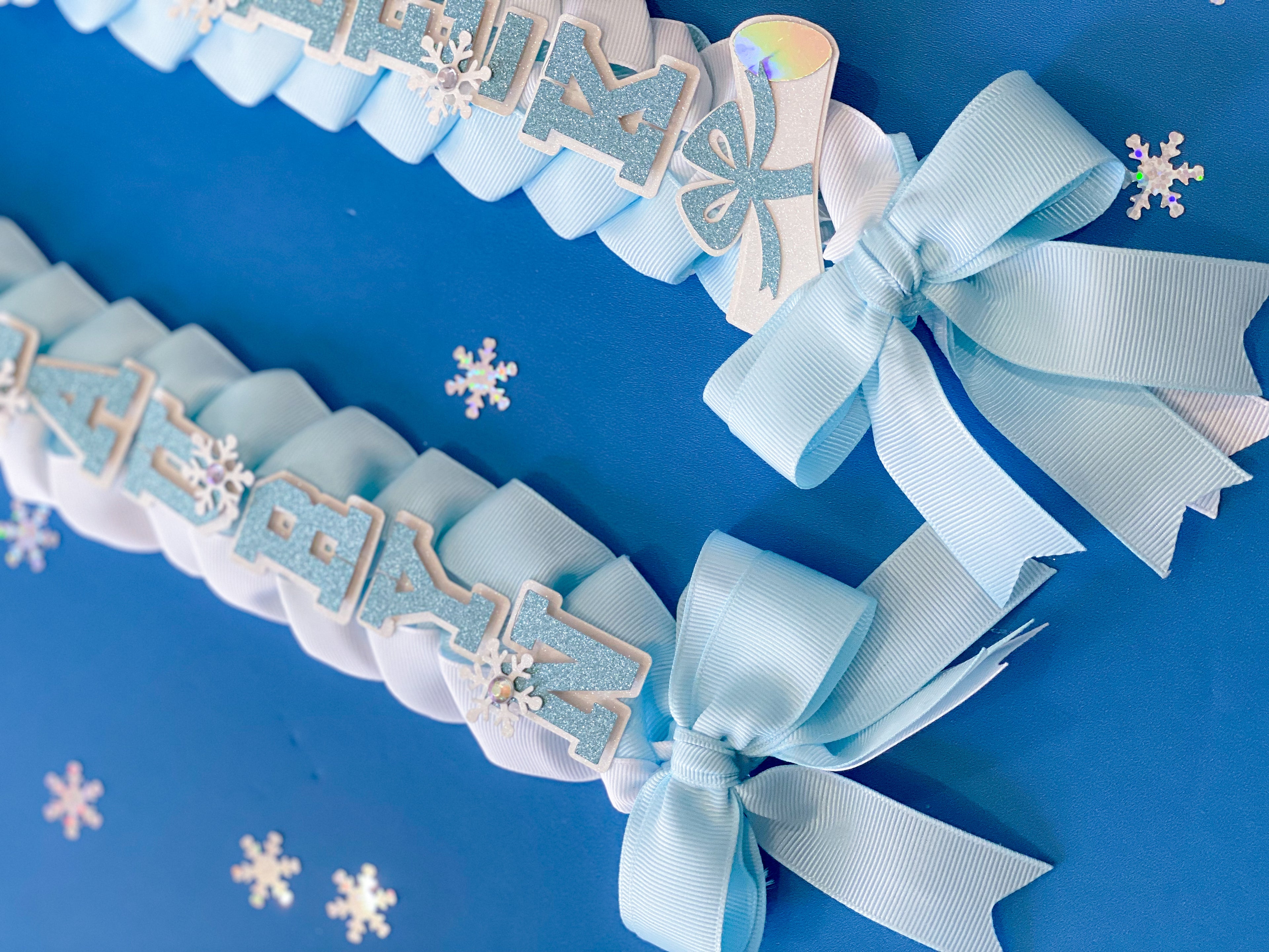 Frozen Elsa Graduation Lei | Kindergarten Graduation Lei | Graduation Gift | Princess Graduation Lei | Graduation Ribbon Lei | Class of 2025