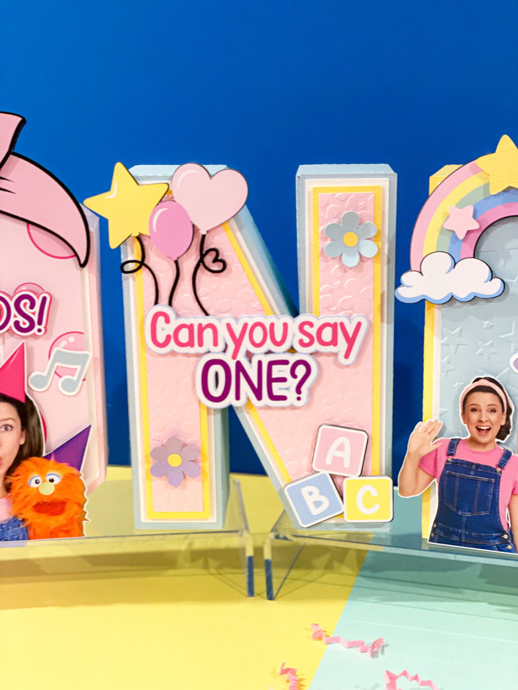 Ms Rachel 3D Letters or Numbers