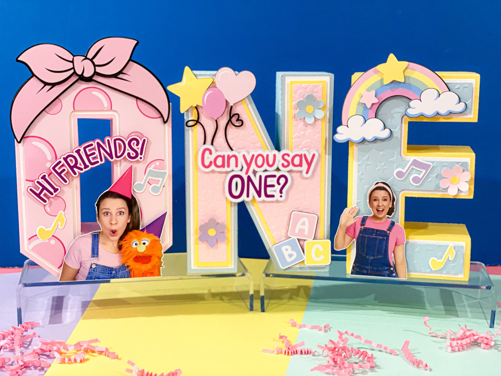 Ms Rachel 3D Letters or Numbers