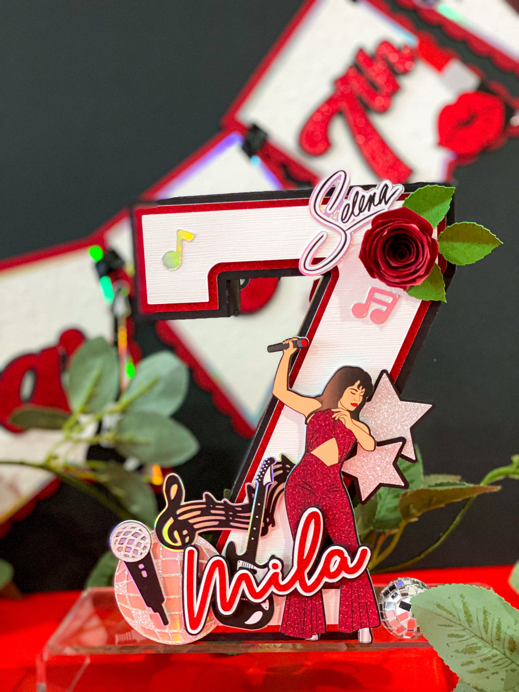 Large Selena 3D Letter or Number with Namer