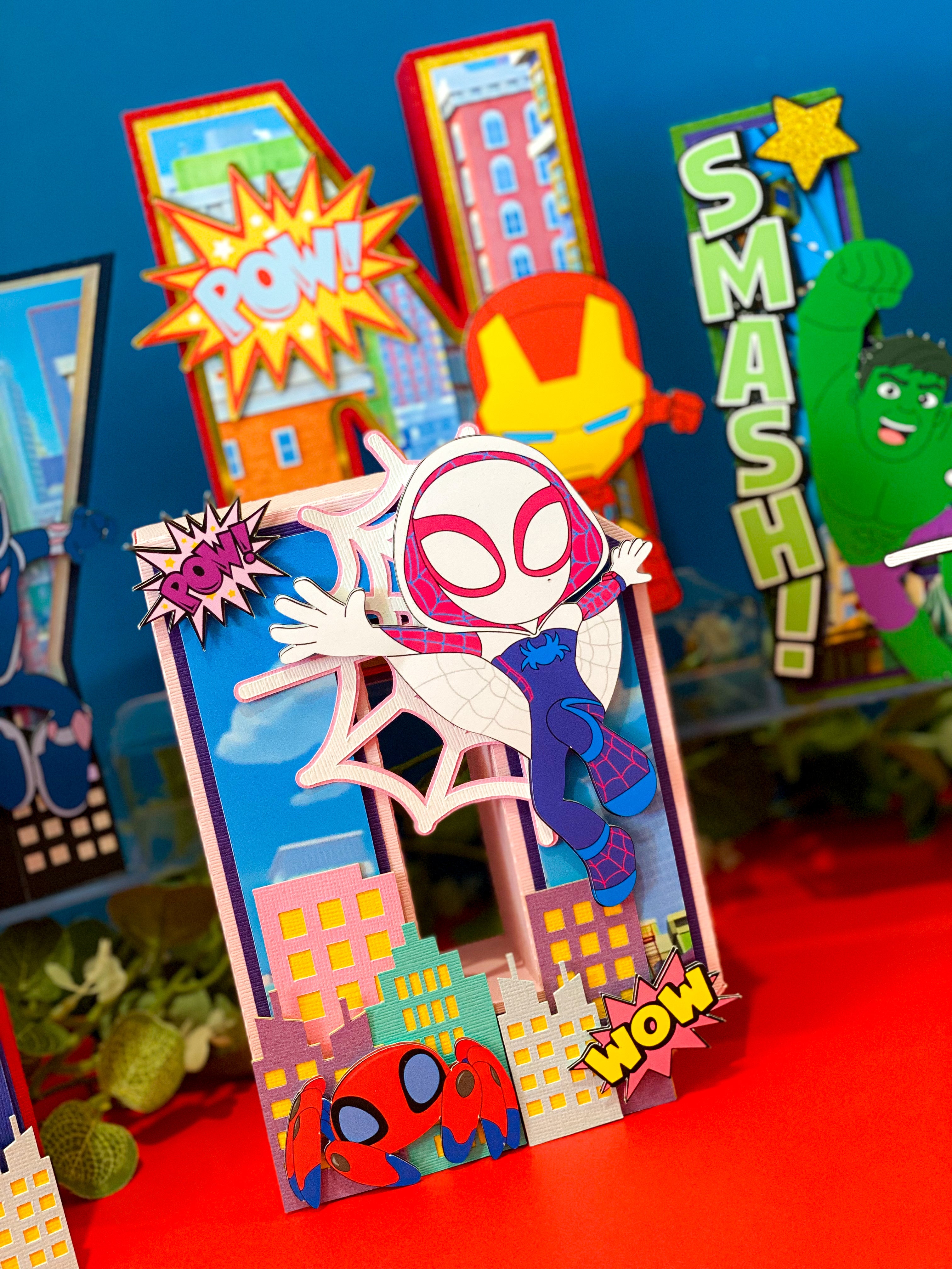 Spidey and Amazing Friends 3D Letters or Numbers